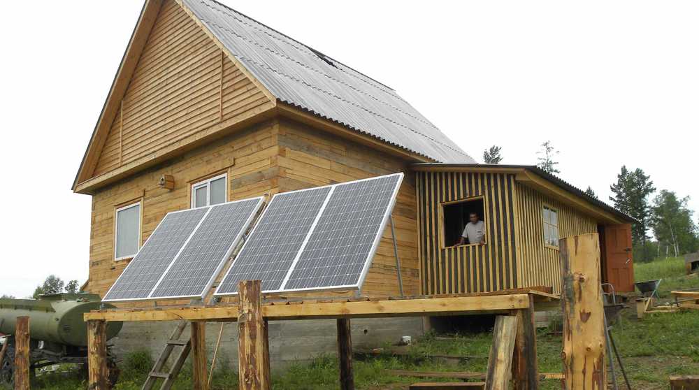 Автономная солнечная электростанция в с.Новокручининское, Читинский район
